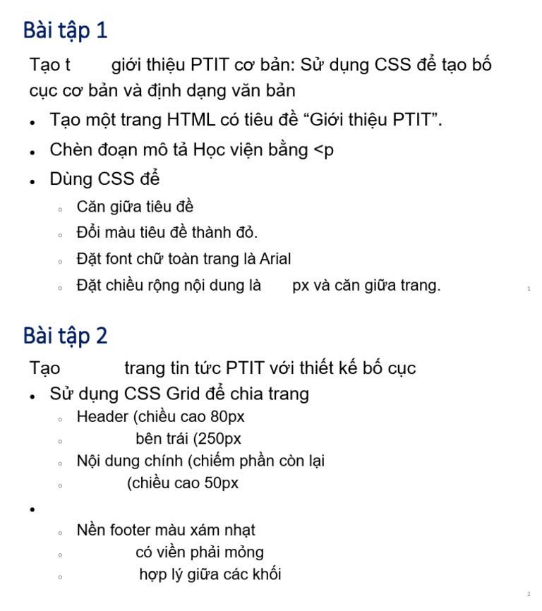 3.bai Tap CSS | PDF