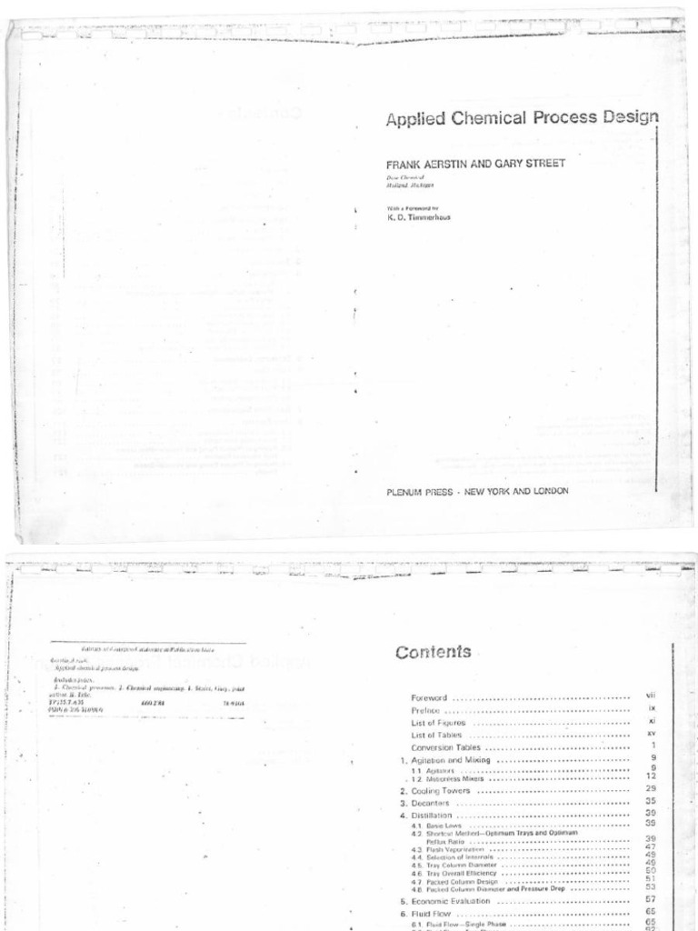 Applied Chemical Process Design 2 PDF Free | PDF