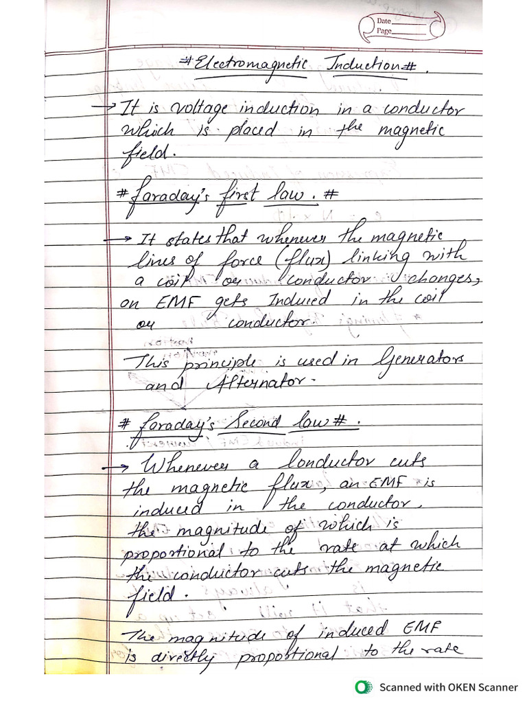 Emf Notes | PDF