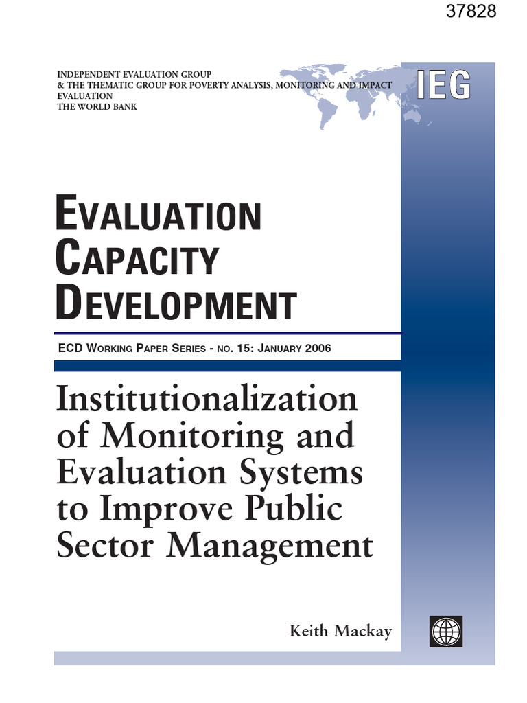 Evaluation Capacities Building IEG WB | PDF | Poverty Reduction ...