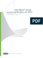 The Forrester Wave Email Marketing Vendors Q1 2012