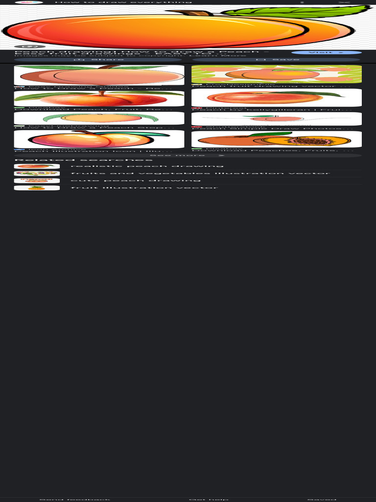 Drawing Peach - Google Search | PDF