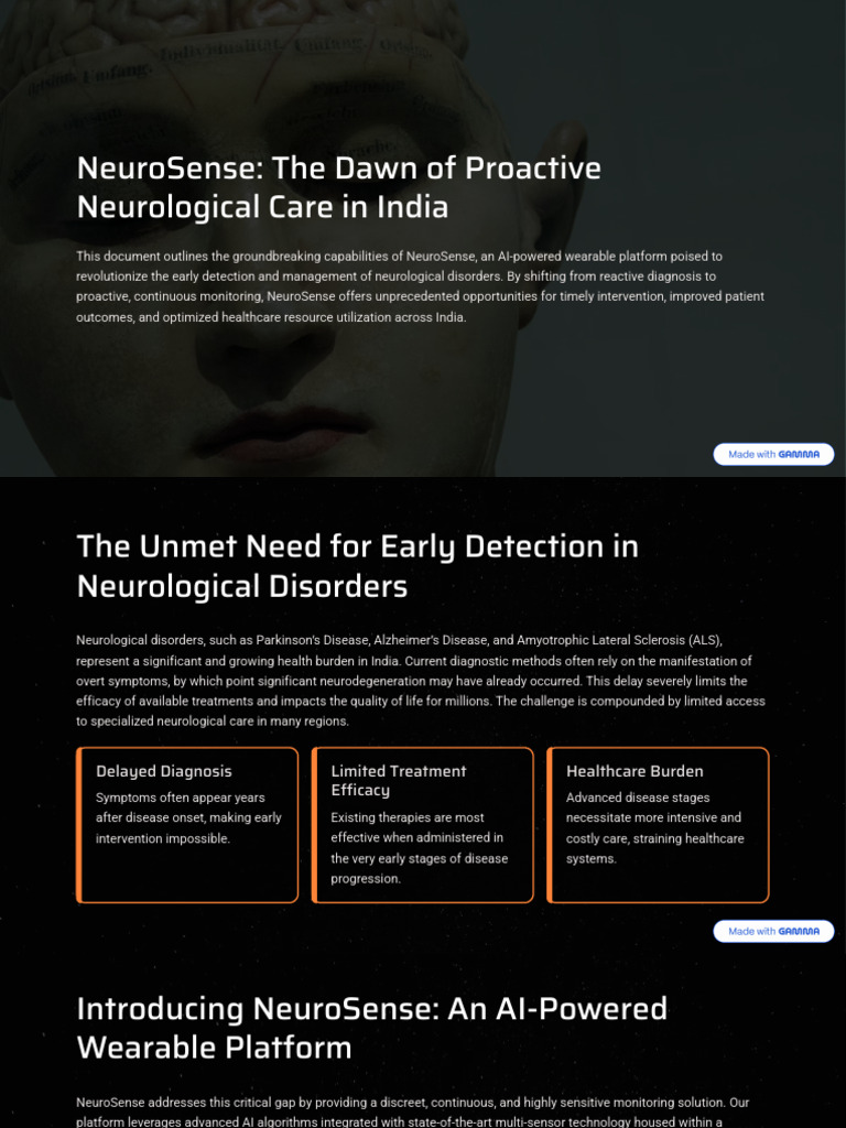 NeuroSense: AI Wearable for Neurological Care | PDF | Neurology ...