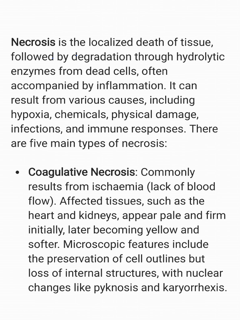 Necrosis | PDF
