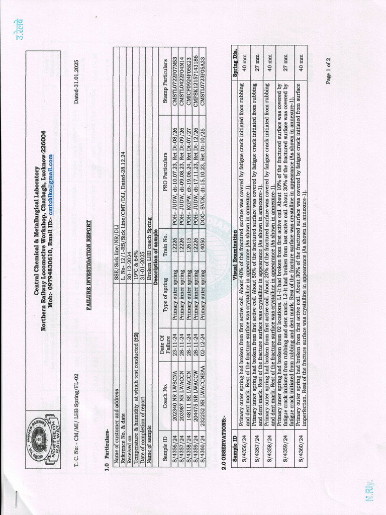 LHB SPG Dli 1 | PDF