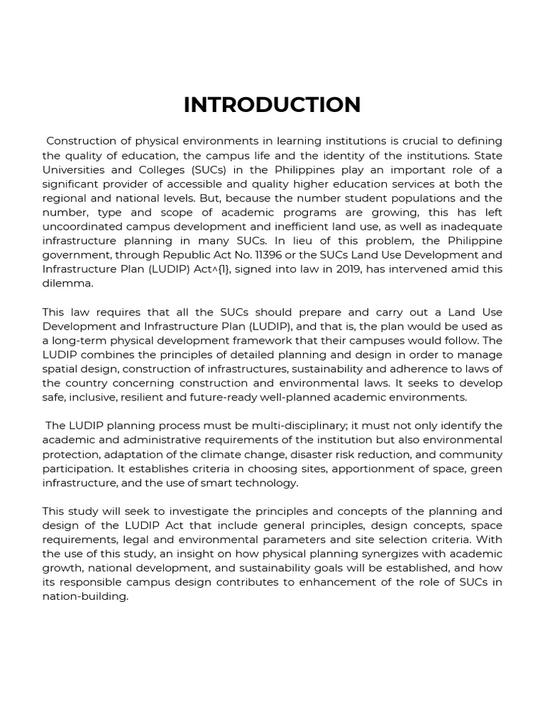 LUDIP Act: Enhancing Campus Planning | PDF | Sustainability | Hazards