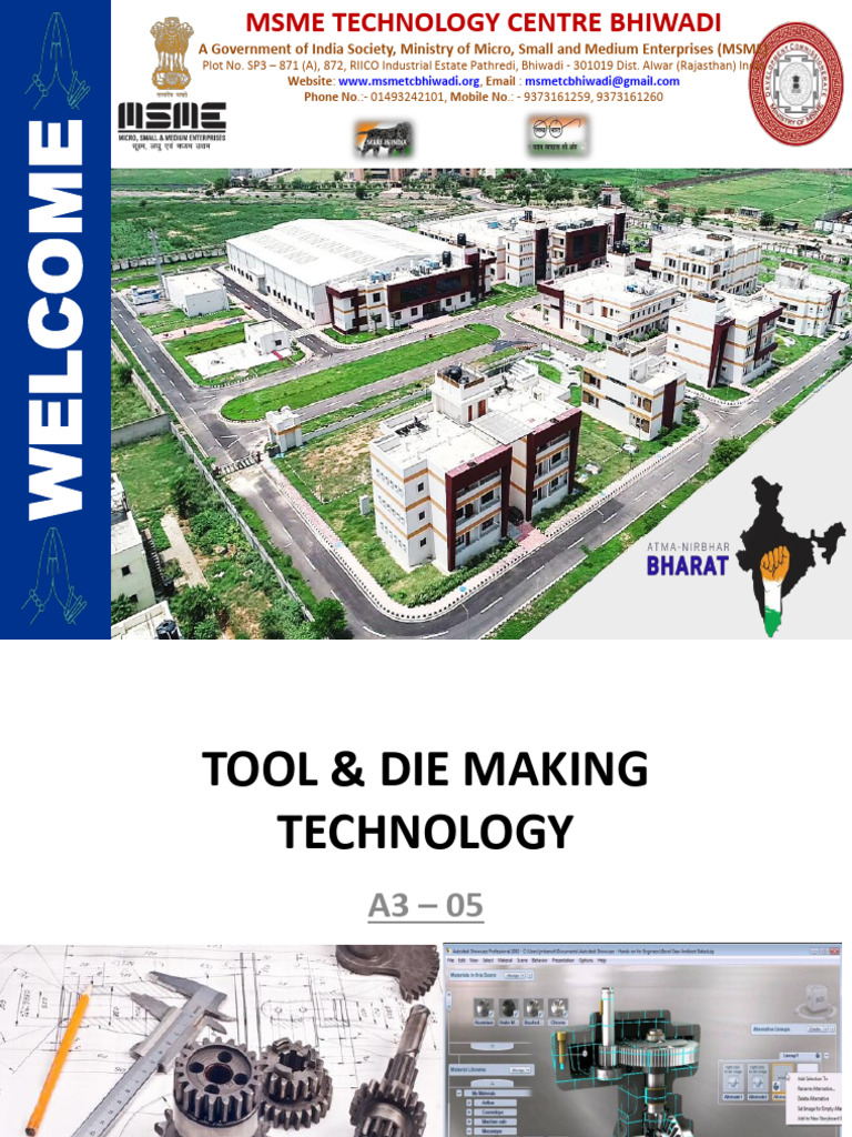 Tool & Die Making Course Overview | PDF | Machining | Sheet Metal