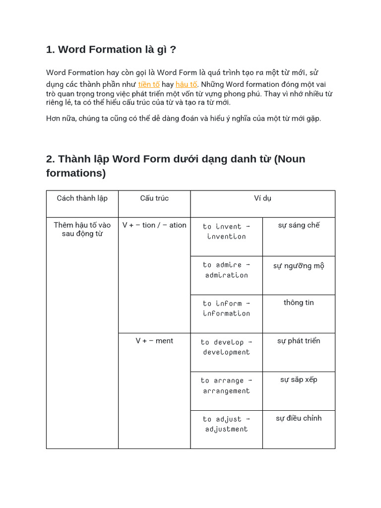 Word Form | PDF