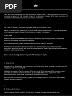 Human Evolution Notes for Class 12 | PDF | Homo | Evolution