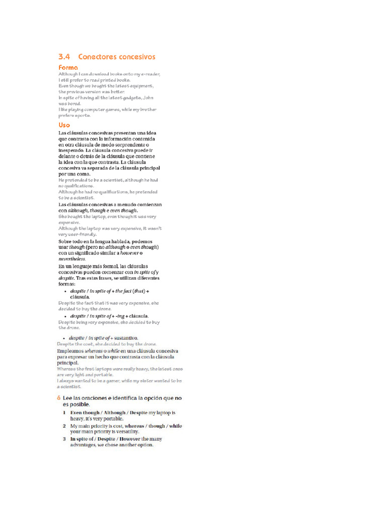Concesive Clauses | PDF