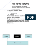 Empresa Como Sistema 2012