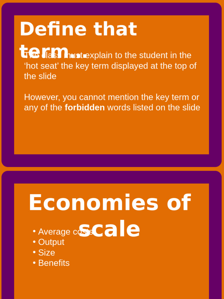 Define That Term Game | PDF