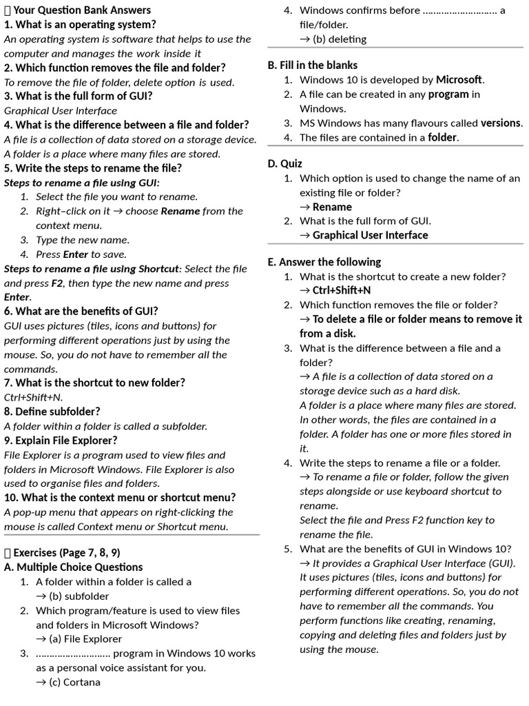 Essential Operating System Concepts | PDF | Computer File | Graphical ...