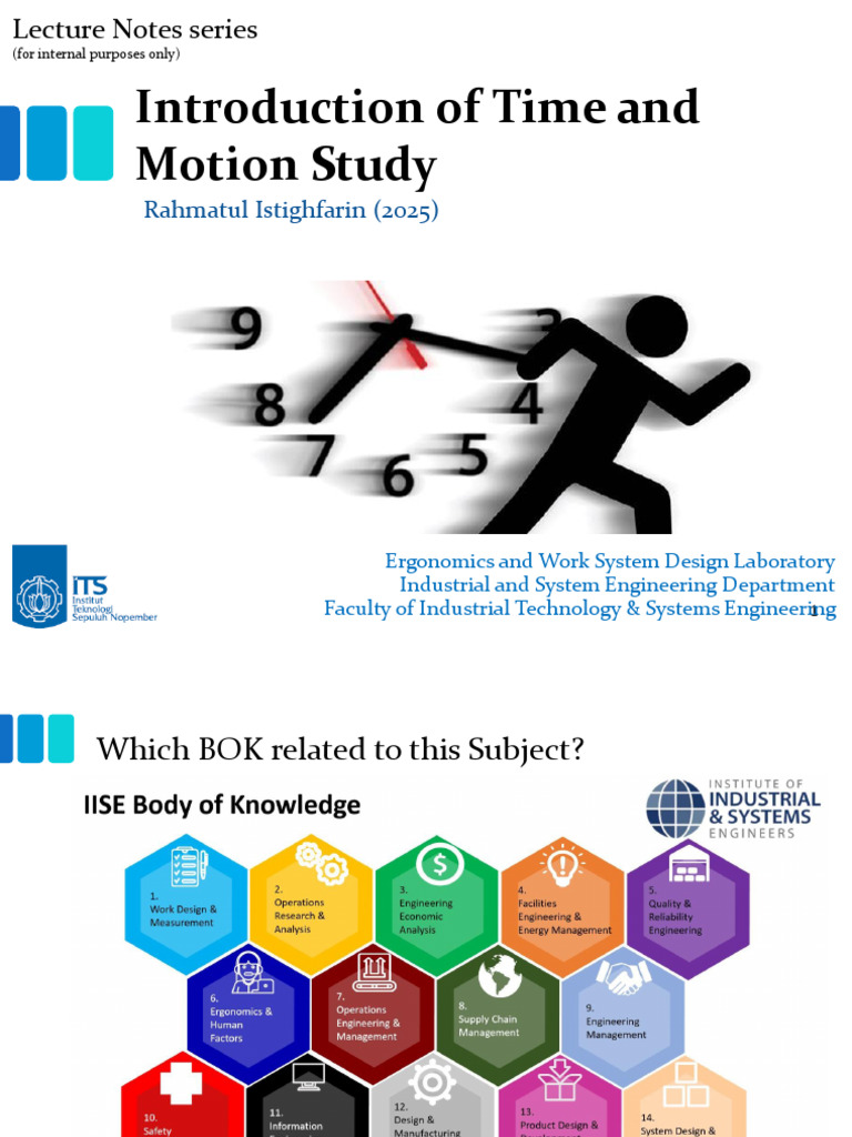 #1 Definition and History of Time and Motion Study | PDF | Production ...