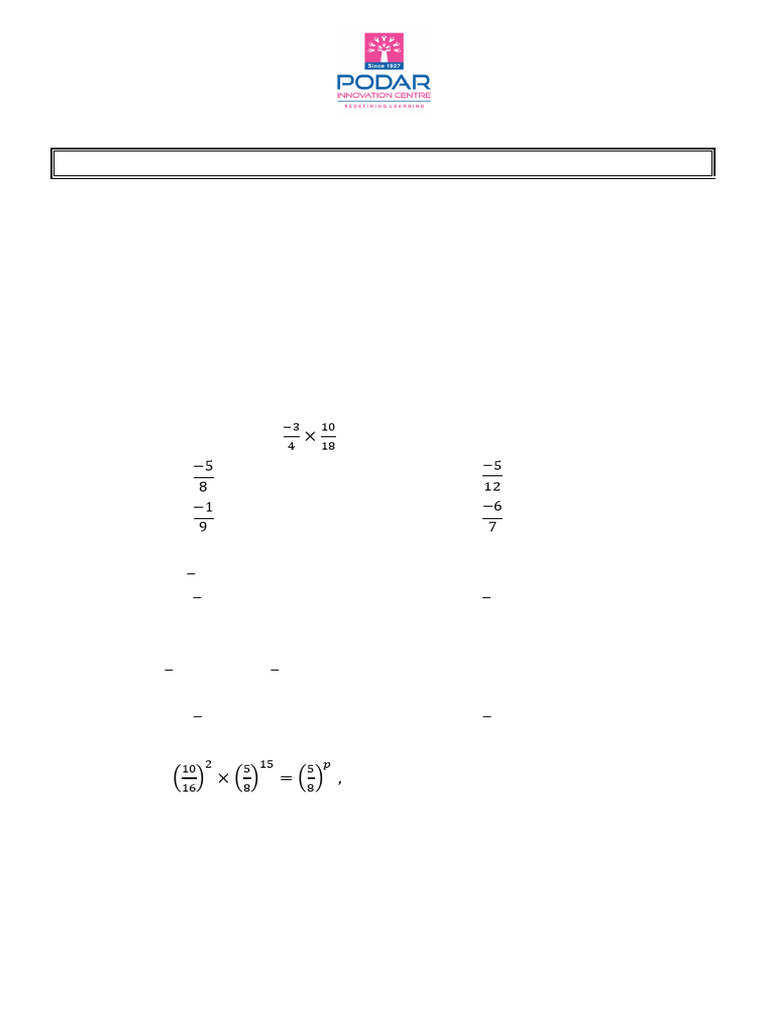 Grade VII Math Answer Key | PDF | Numbers | Rational Number