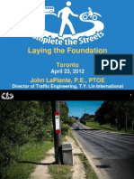 Laying The Foundation: Toronto John Laplante, P.E., Ptoe