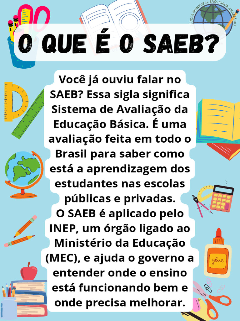 Entenda o SAEB e sua Importância na Educação | PDF