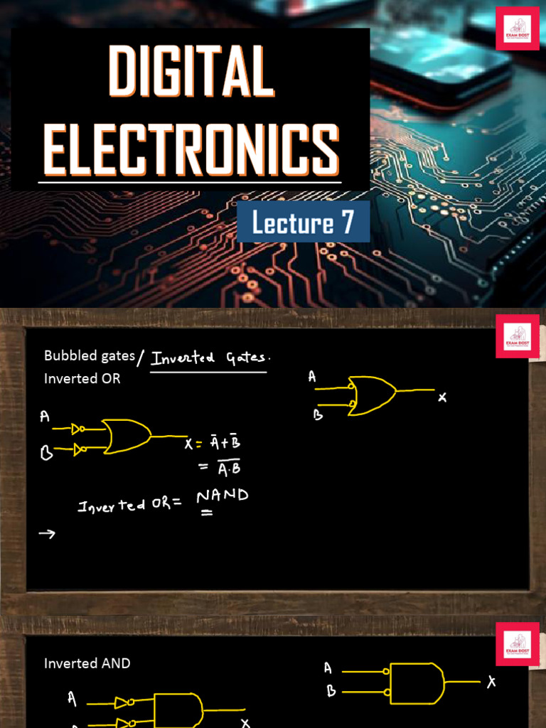 NAND and NOR Logic Implementations | PDF | Logic Gate | Boolean Algebra