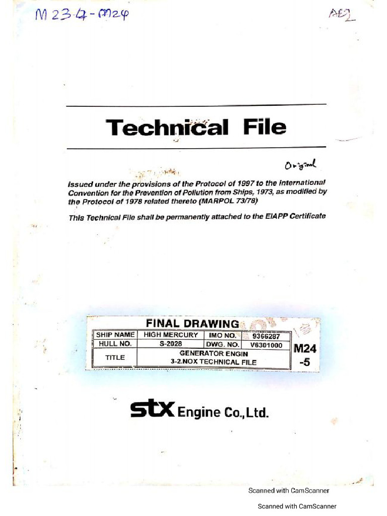 M24-5 Generator Engine 3-2 Nox File | PDF