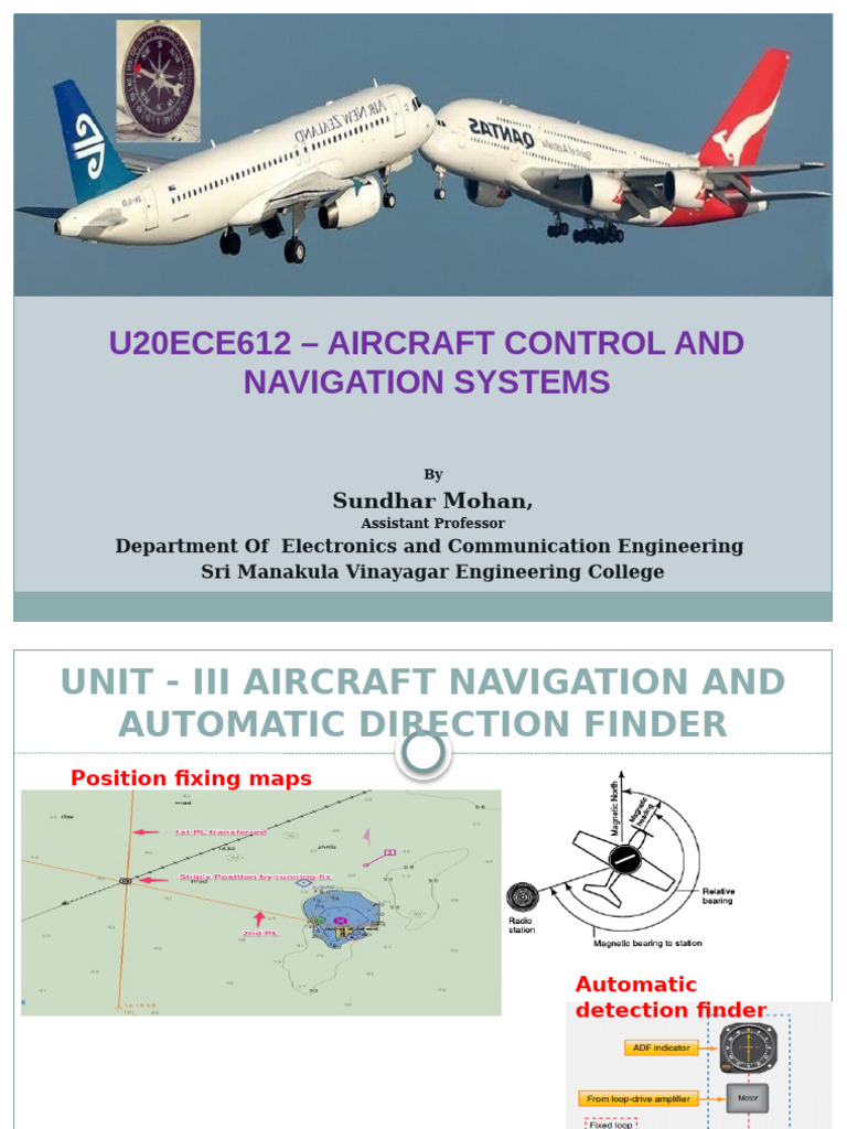 Aircraft Navigation and ADF Overview | PDF | Latitude | Longitude