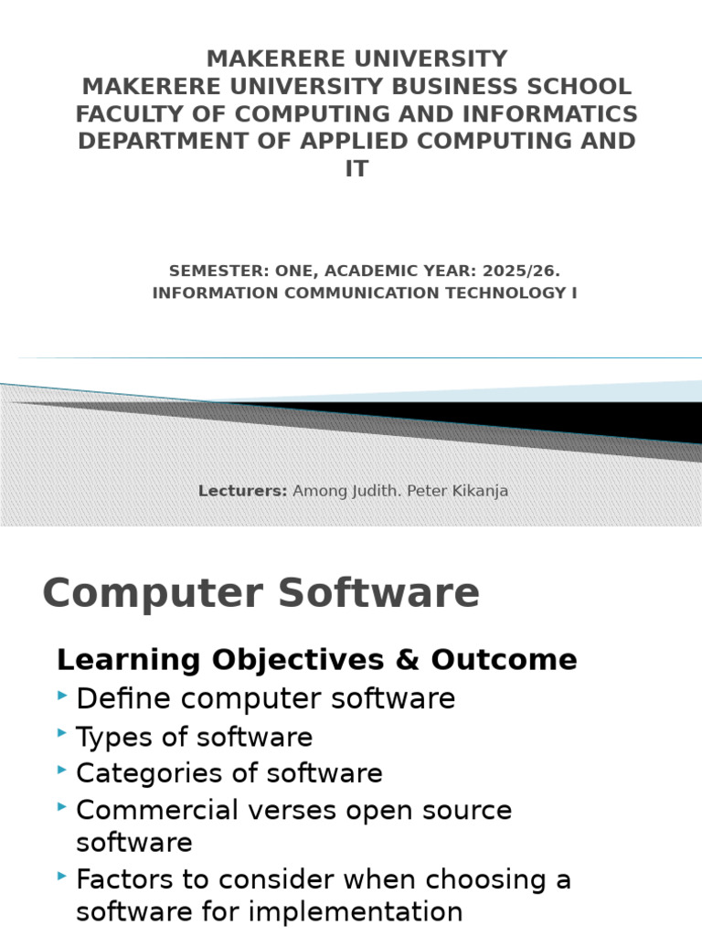 Understanding Computer Software Basics | PDF | Operating System ...