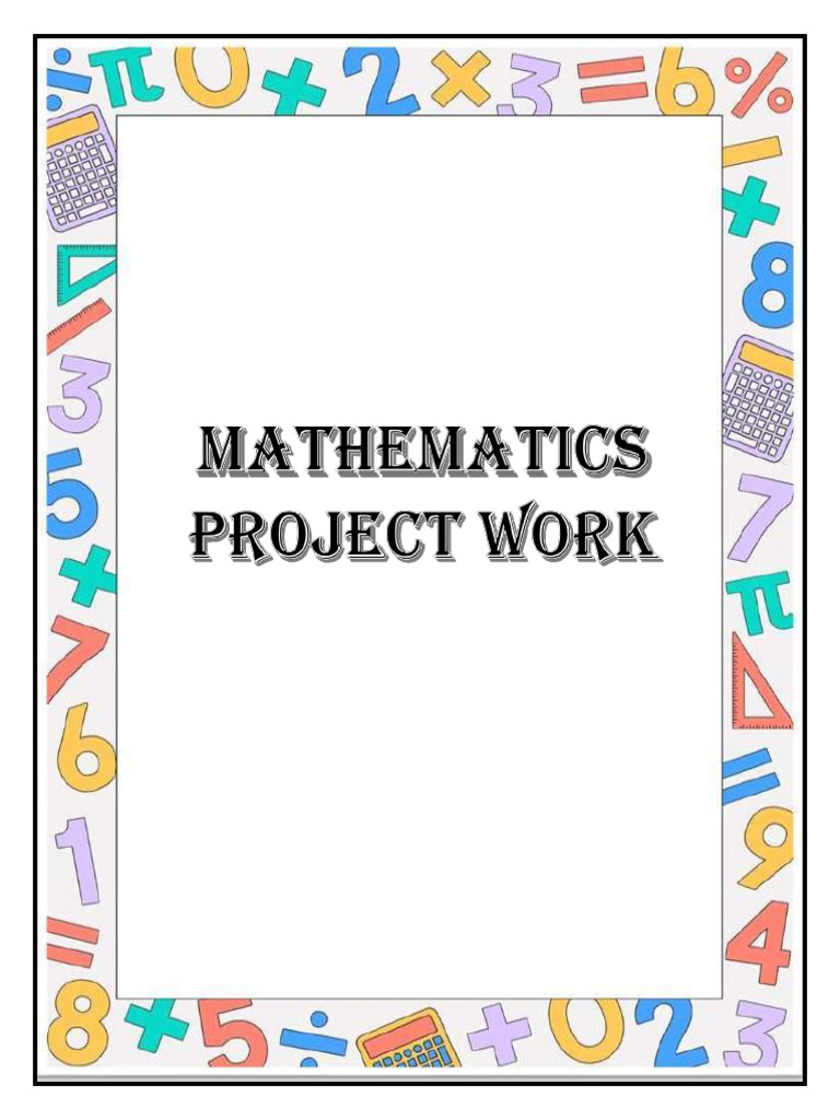 Project 9 C MATHS | PDF