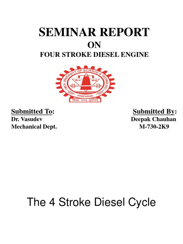 The 4 Stroke Diesel Cycle | PDF | Diesel Engine | Marine Propulsion
