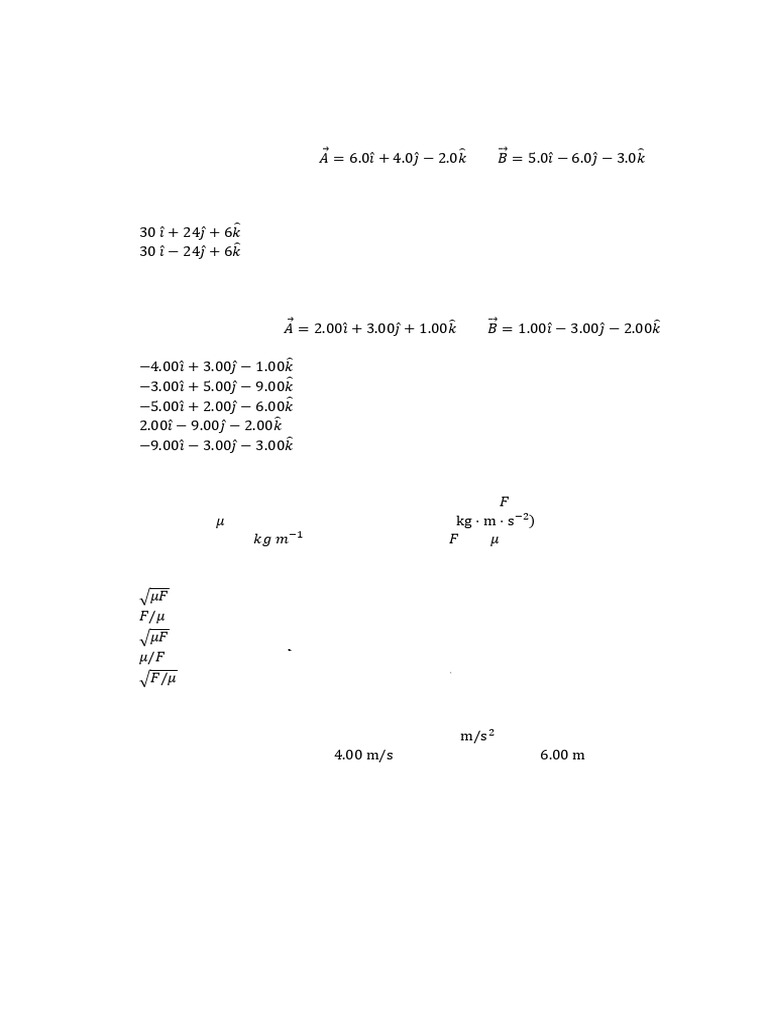 X-Tut: Vector and Motion Problems | PDF | Force | Tension (Physics)