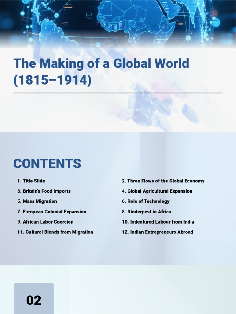 The Making of A Global World | PDF | Human Migration | Colonialism