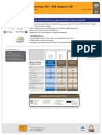 Powerline AV+ 200 Adapter Kit: XAVB2501 Data Sheet