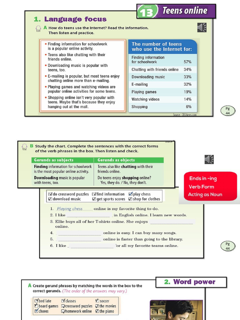 Connect 4 Unit 4 SB | PDF