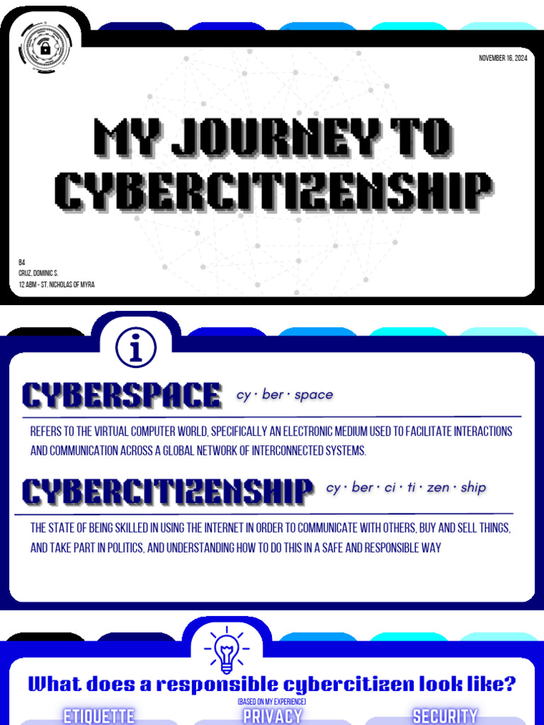 Responsible Cybercitizenship Guide | PDF | Security | Computer Security