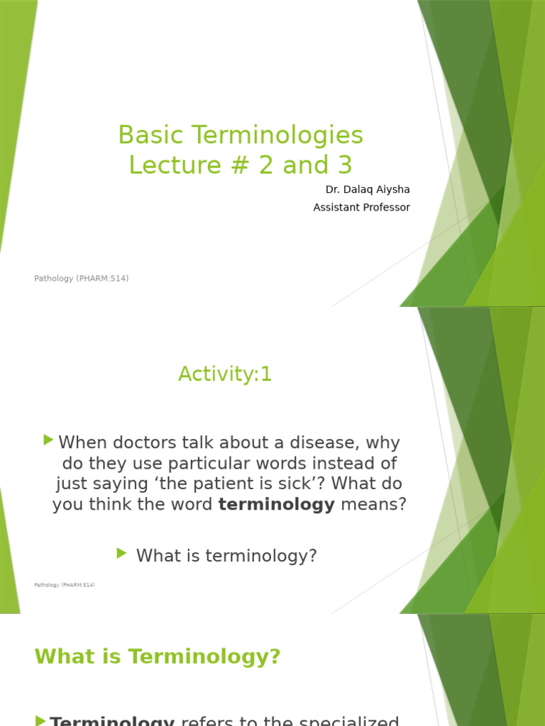 Understanding Pathology Terminology | PDF | Pathology | Inflammation