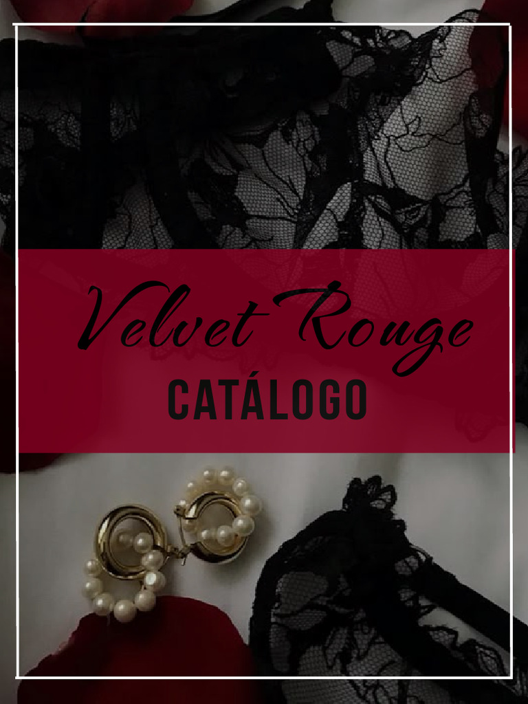 Catálogo de Lencería y Pijamas Velvet Rouge | PDF | Lencería | Ropa