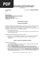 FL 2-120-4-26 Collette v. Obama Amended Complaint