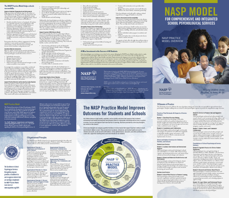 2021 NASP Practice Model Brochure FINAL WEB | PDF | Psychology | Learning