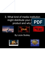 What Institution Would Distribute Your Film and Why PP