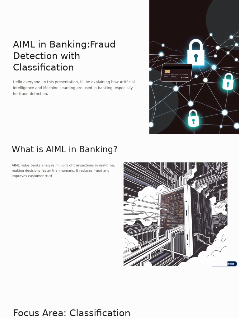 AIML Fraud Detection in Banking | PDF | Machine Learning | Artificial ...