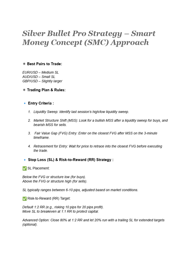 Smart Money Concept Trading Strategy | PDF | Private Sector | Economies