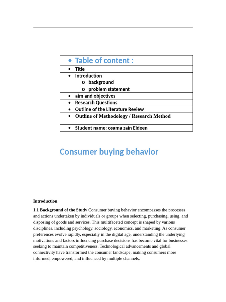 Understanding Consumer Buying Behavior | PDF | Consumer Behaviour ...