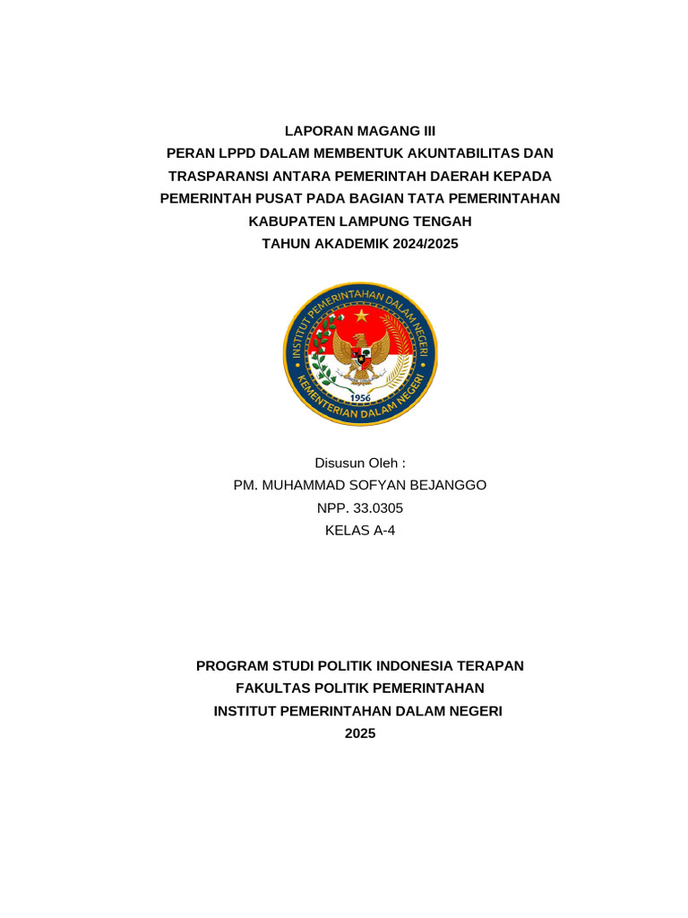 Peran LPPD dalam Akuntabilitas Pemerintah | PDF