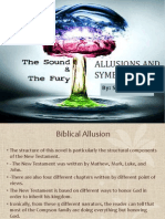 Biblical Allusions and Symbols in The Sound and the Fury