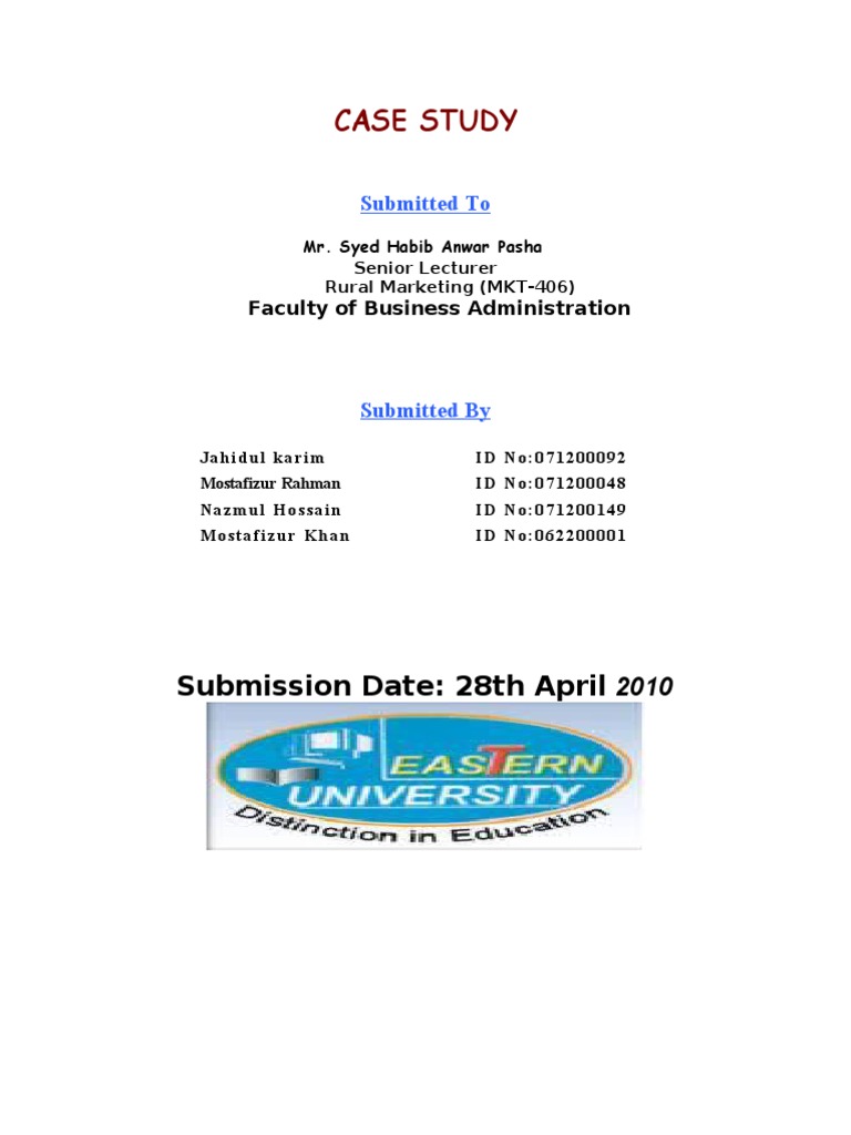 Unilever marketing case study picture