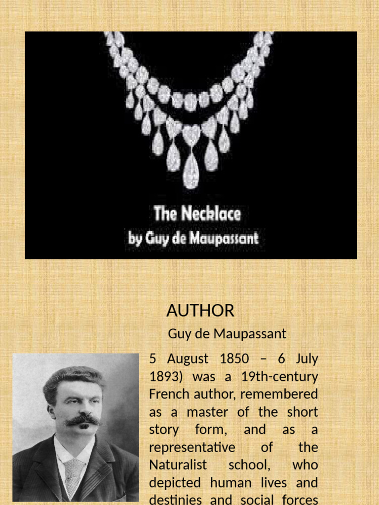 CH 7 The Necklace 1 | PDF