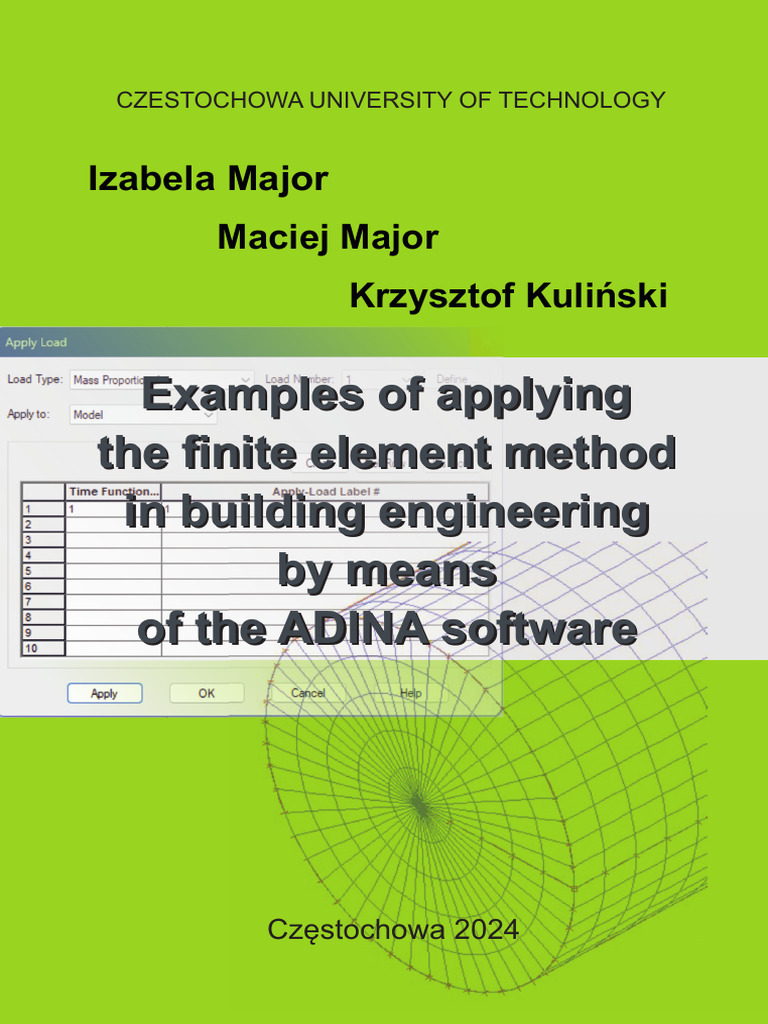 ADINA Software in Structural Analysis | PDF | Finite Element Method ...