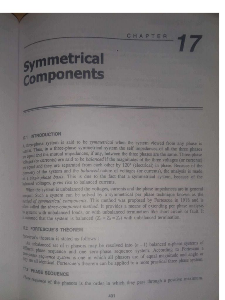 Symmetrical Components | PDF