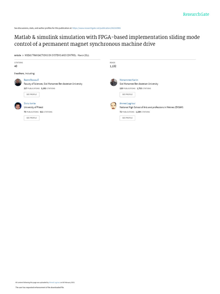 Matlab Simulink Simulation With FPGA-based Impleme | PDF | Field ...