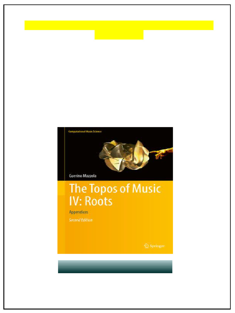 The Topos of Music
