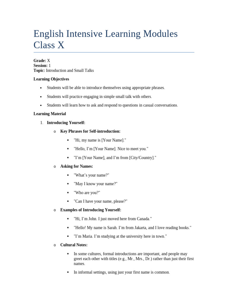 English Small Talk and Ability Practice | PDF | Clothing | Family