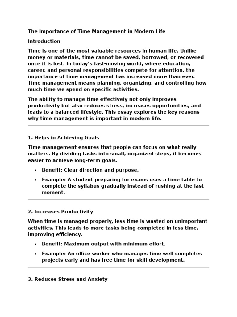 Mastering Time Management for Success | PDF | Time Management ...